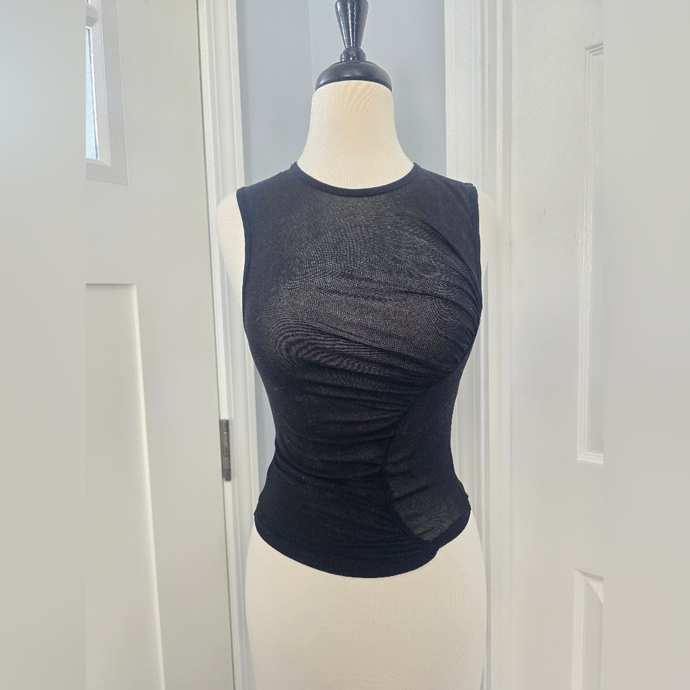 Free People mesh tank top size small